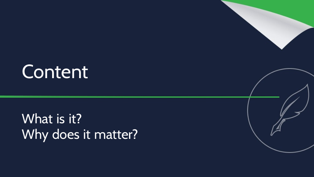 Content – What Is It?